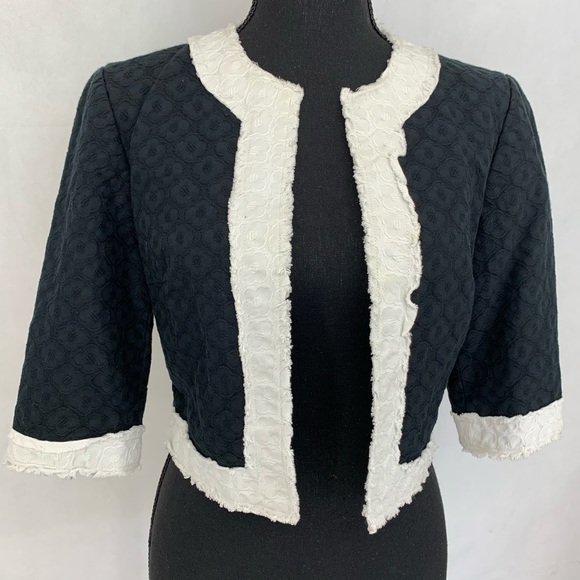 Trina Turk Colorblock Pattern Evening Jacket - Picture 2 of 5